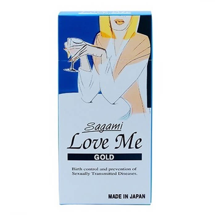 Bao cao su Sagami Love Me Gold 10 chiếc Nhật Bản
