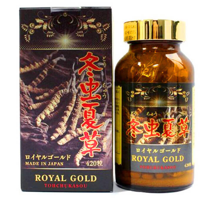 Royal Gold Tohchukasou - Đông Trùng Hạ Thảo Nhật Bản 420 viên