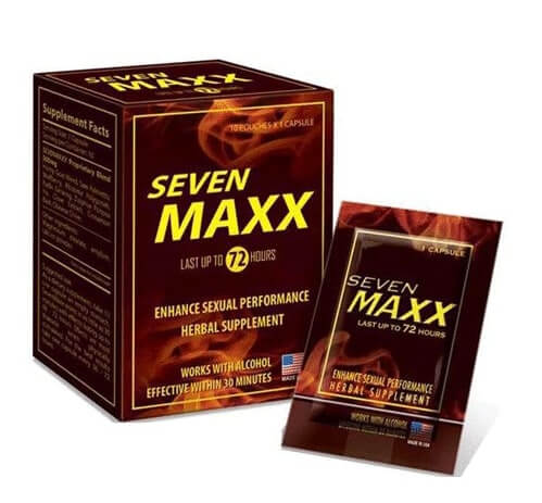 Thuốc Seven Maxx Mỹ hộp 10 viên - Tăng cường sinh lý tự nhiên