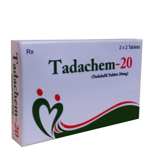 Thuốc trị rối loạn cương dương Tadachem 20mg Tadalafil Ấn Độ 4 viên