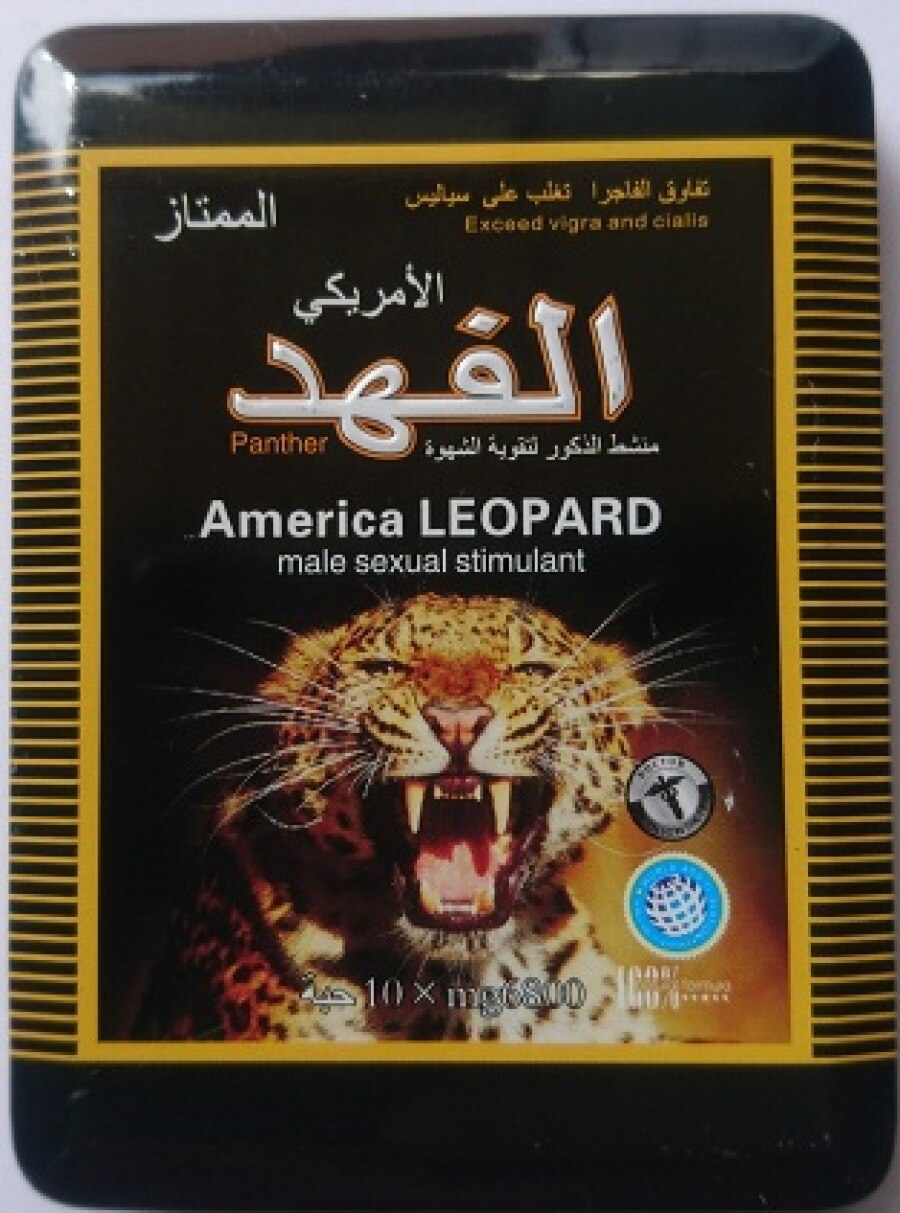Thuốc yếu sinh lý nam Báo Thái America Leopard 6800 mg 10 viên