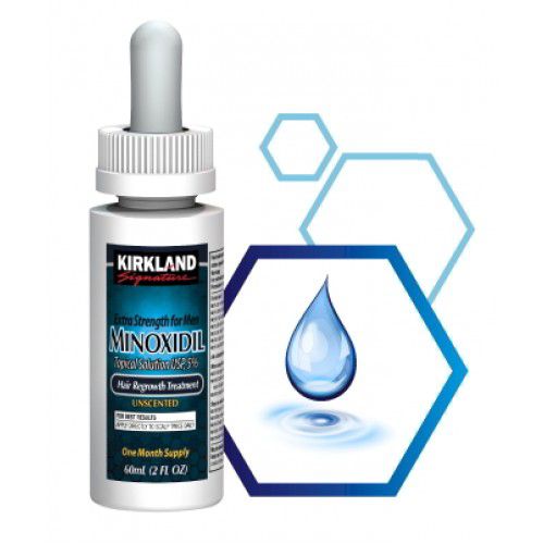Thuốc mọc râu tóc Minoxidil 5% Kirkland Mỹ 6 chai x 60ml