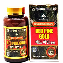 Tinh dầu thông đỏ Red Pine Gold 450mg Hàn Quốc hộp 100 viên