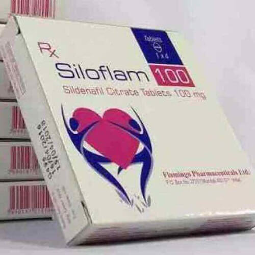 Siloflam 100 Ấn Độ 4 viên - Thuốc cương dương cao cấp